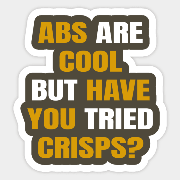 ABS Are COOL Sticker by Ketogenic Merch